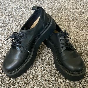 High Platform Black Doc Like Shoes! Size 38